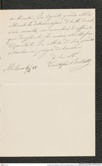 Nachlass Franz Steindachner, Brief von Christoforo Bellotti an Franz Steindachner (06.04.1882), Inv.Nr. 32.06, Seite 3